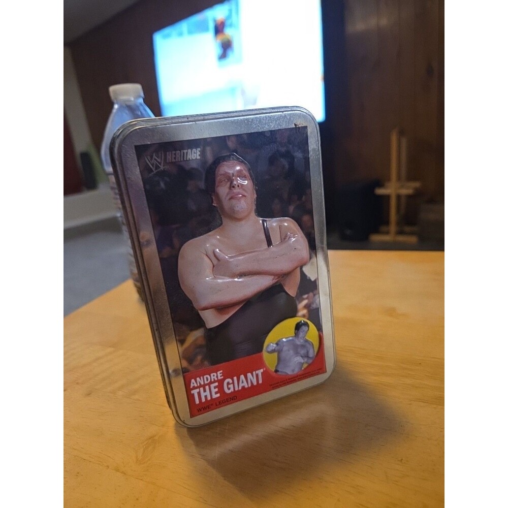2006 Topps Heritage Andre The Giant Trading Card Tin Empty WWE